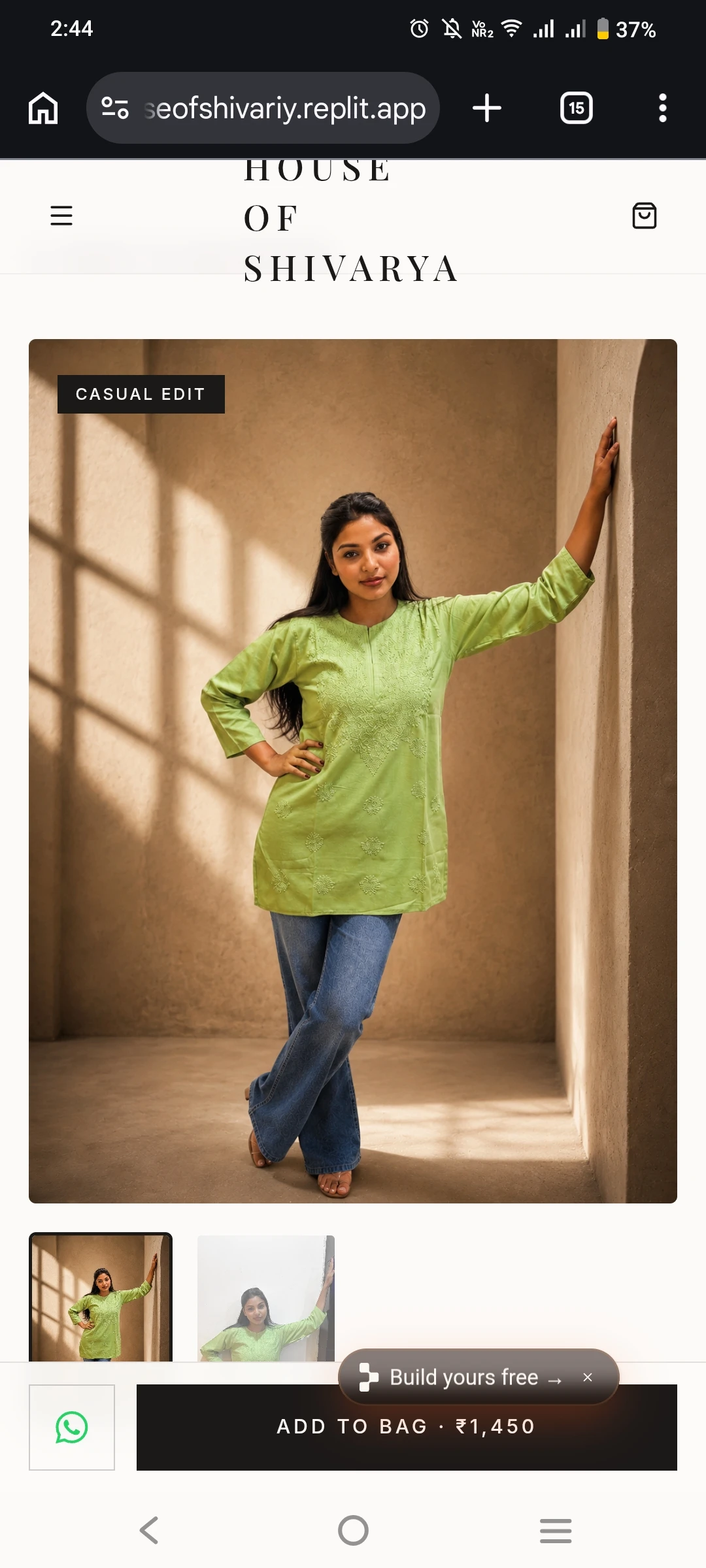 Short kurti